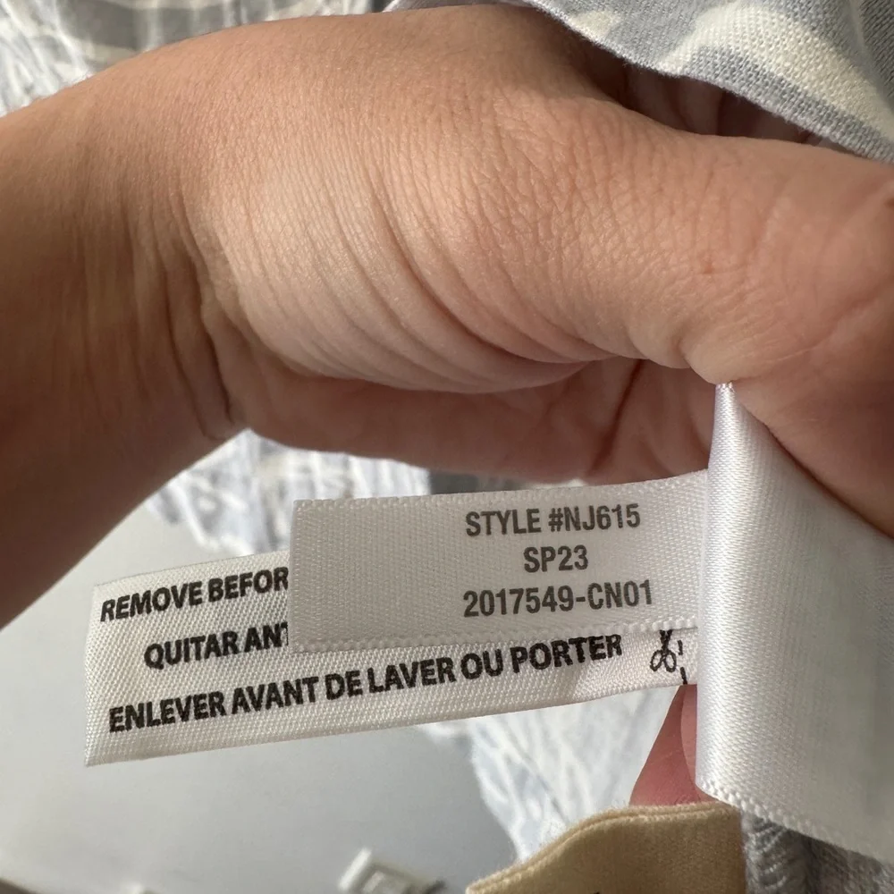 Madewell Linen Blend Camp Shirt in Abstract Flora Button Down - Picture 8 of 9